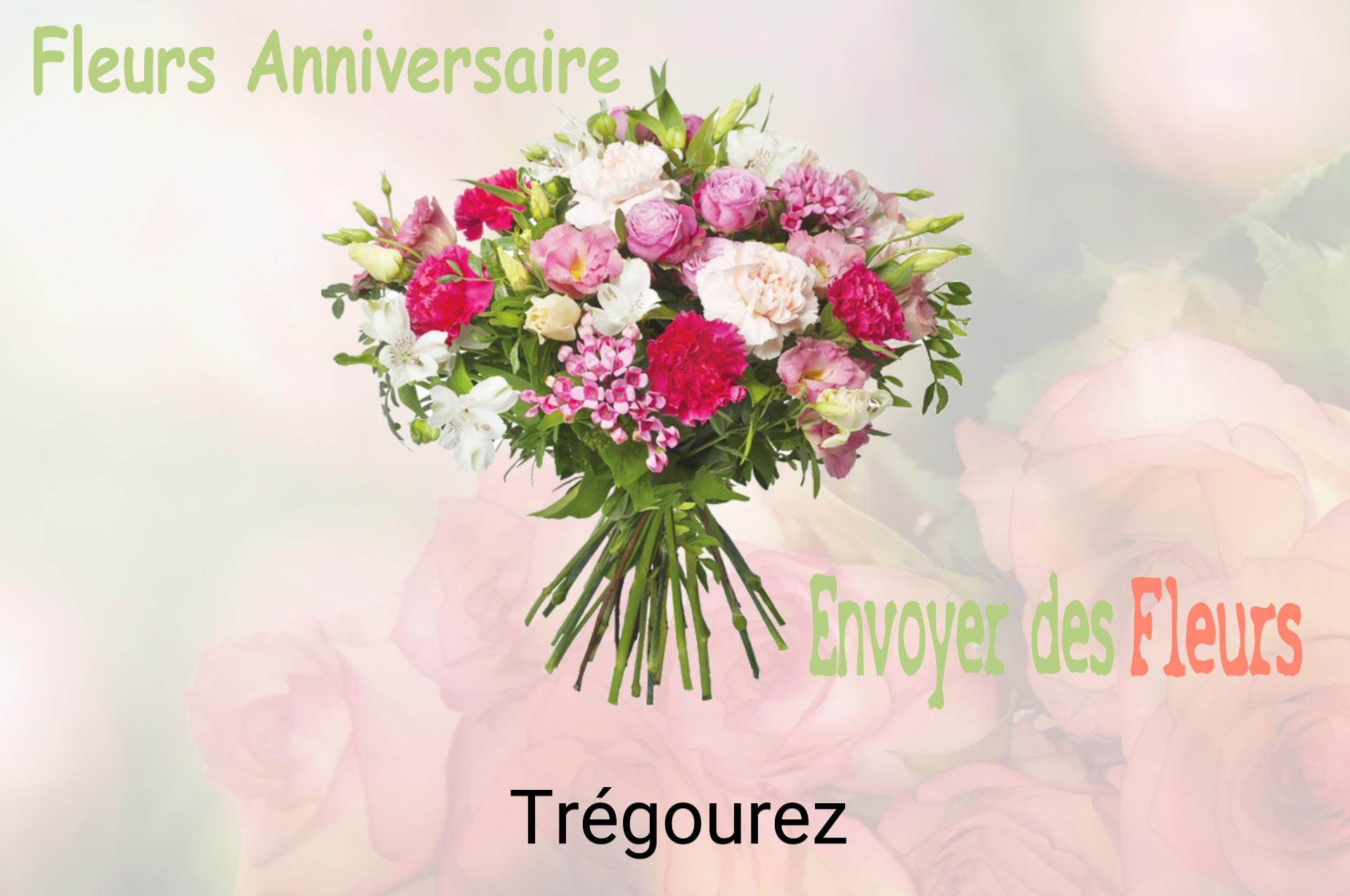 Bouquet de fleurs d’anniversaire livré à Trégourez